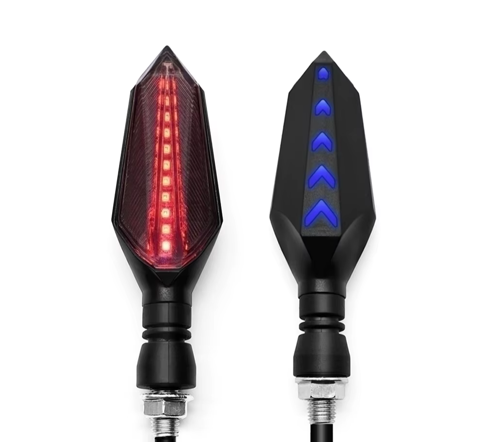 Universal Motorcycle LED Turn Signal Sequential Flowing Flash Indicator Lights