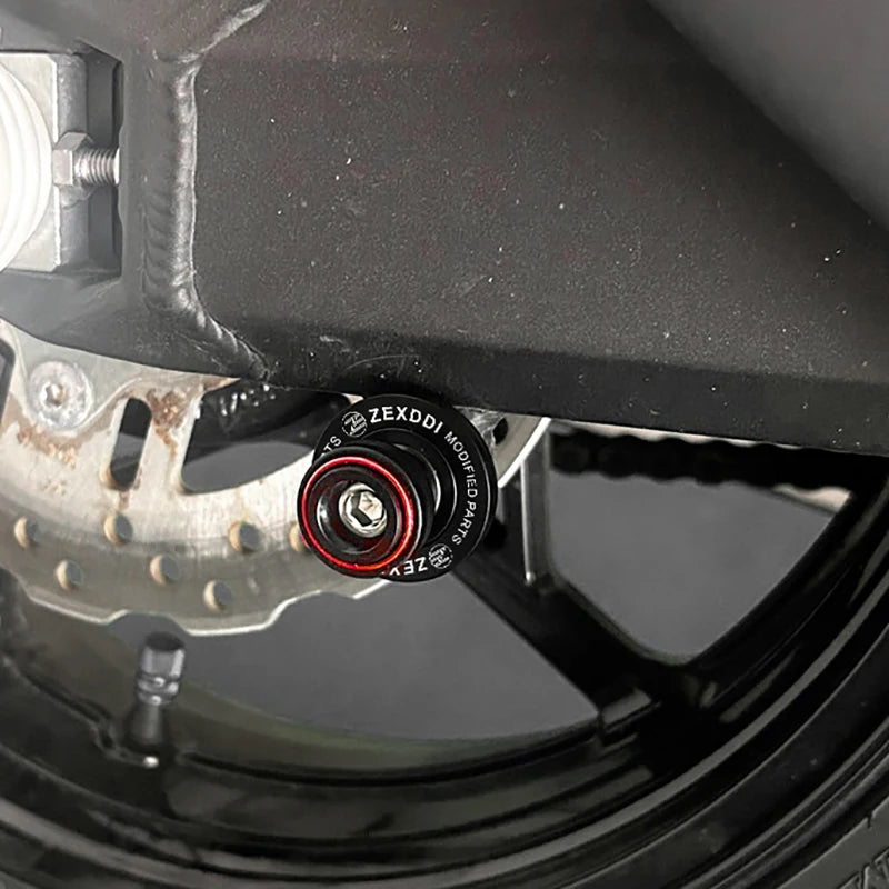 Triumph 765 675 660 Trident Paddock Stand Bobbins M8 Swingarm Spool Sliders