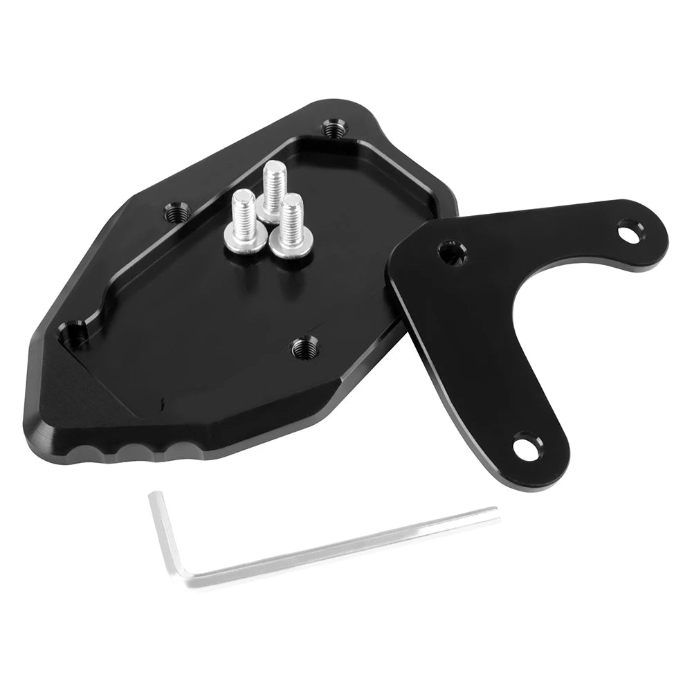 CRF300L Rally 2020-2024 Kickstand Extension Plate Foot Enlarger Pad Red Black