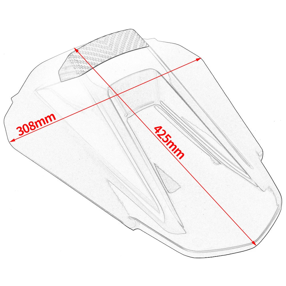 KTM 790 Cowl Pillion Seat Cover Duke 2018–2024 Solo Rear Fairing Race