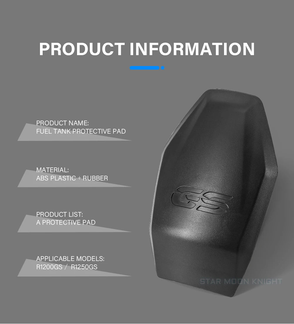 BMW R1200GS R1250GS Tank Pad Protector Cover 2013-2021 Rubber tank protection