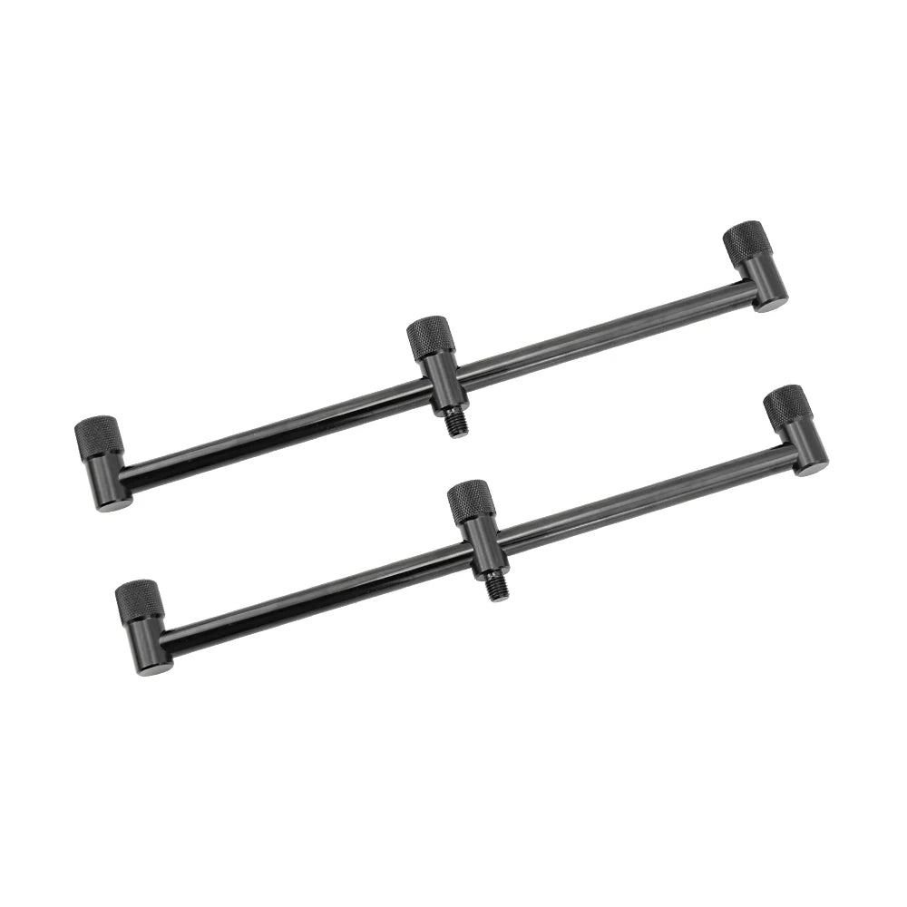 Carp Fishing Buzz Bars 20cm 30cm for 2 Rods Rod Pod Holder Black Buzzer Bar