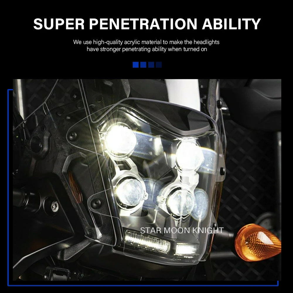 YAMAHA Tenere Headlight Protector Guard  700 XT700Z 2019- Acrylic Cover