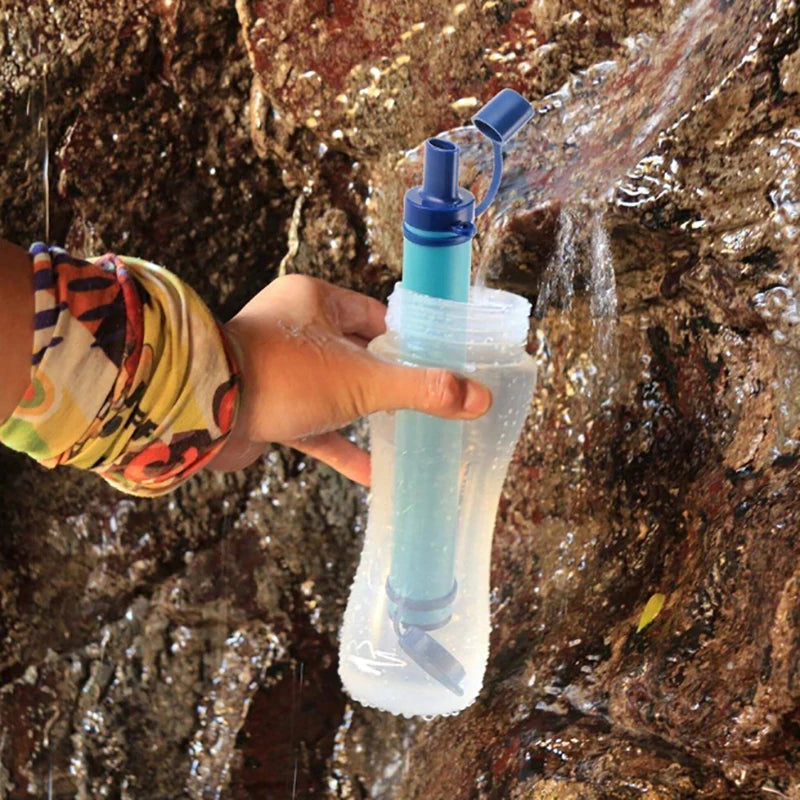 Portable Water Filter Straw – 0.01 Micron Purifier for Camping & Emergency Use