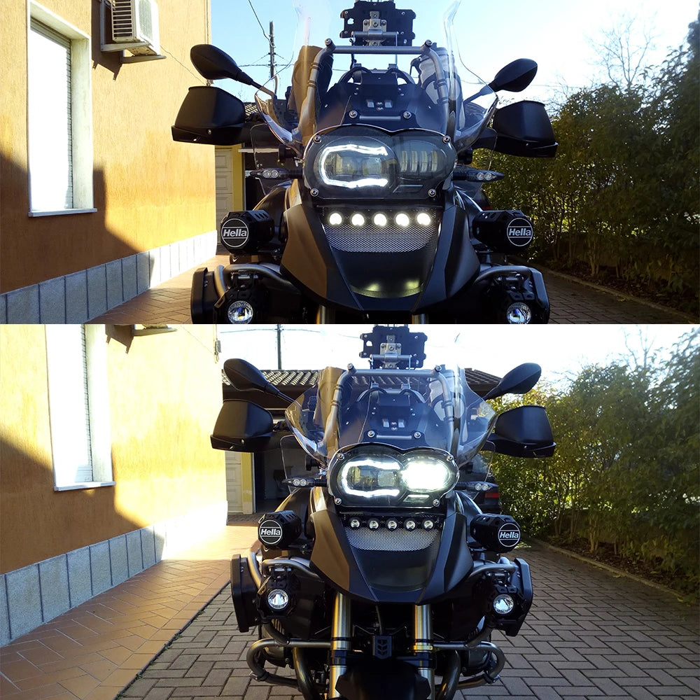 LED Headlight for BMW R1200GS ADV 2004-2012 110W IP67 Waterproof 6000K
