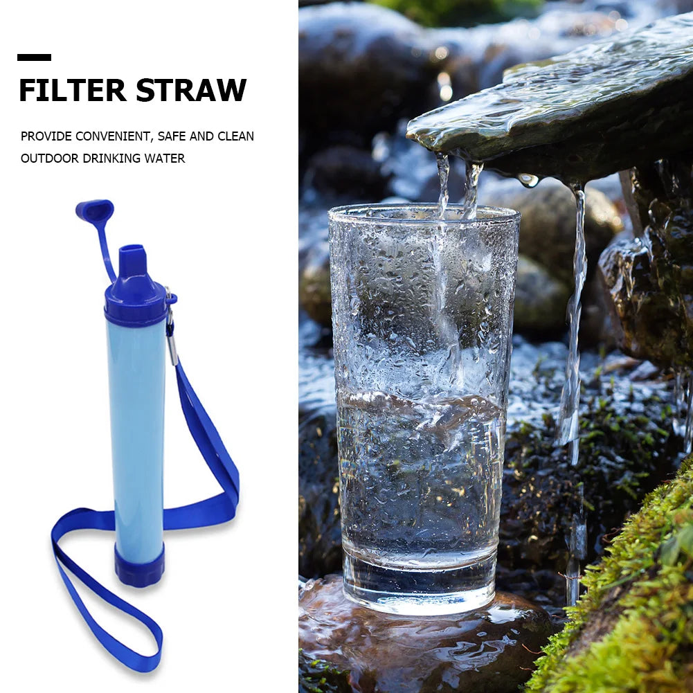 Portable Water Filter Straw – 0.01 Micron Purifier for Camping & Emergency Use