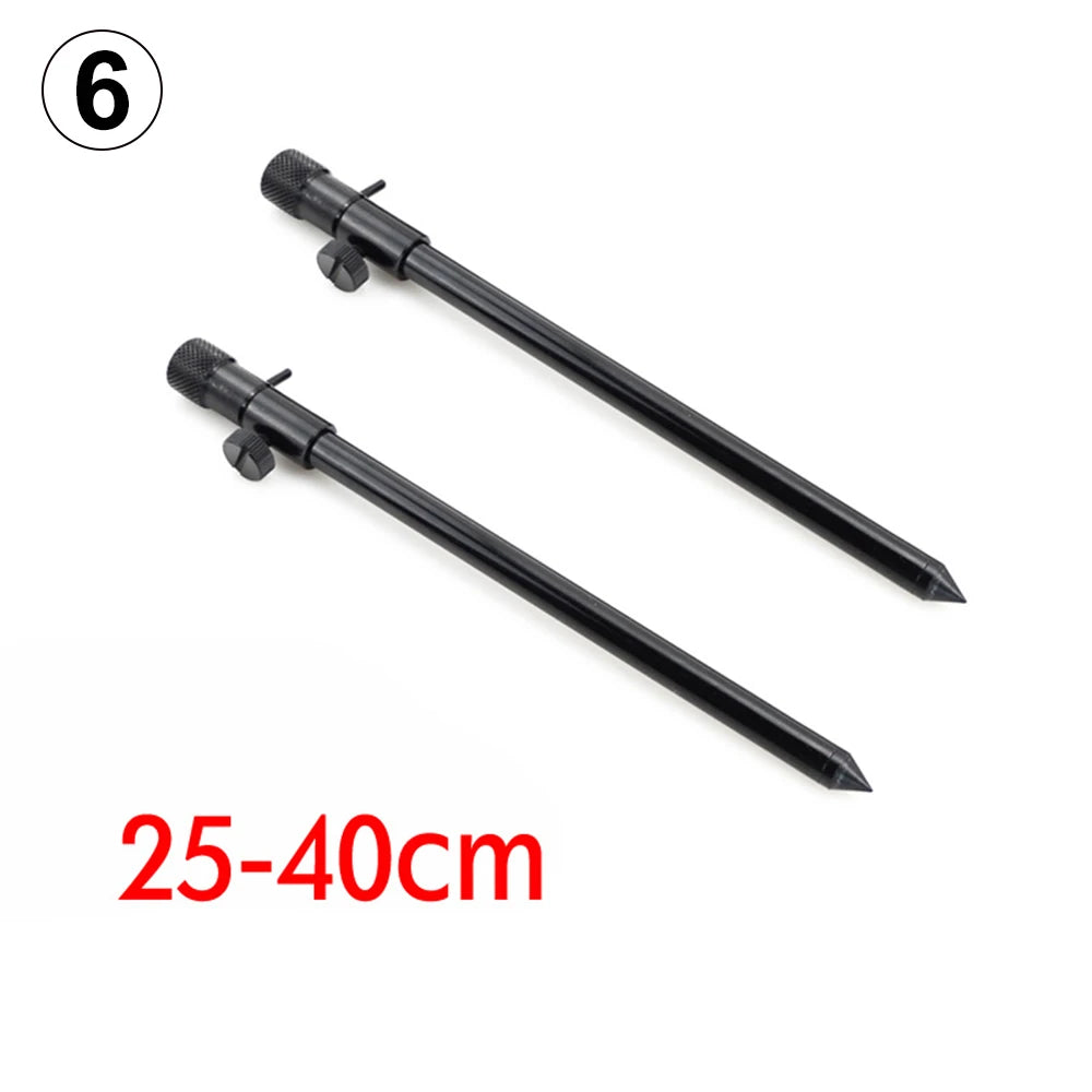 Carp Fishing Buzz Bars 20cm 30cm for 2 Rods Rod Pod Holder Black Buzzer Bar