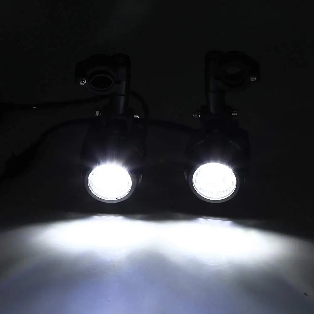 LED Auxiliary Fog / spot Lights BMW R1200GS R1250GS F800GS F850GS Adv Yellow
