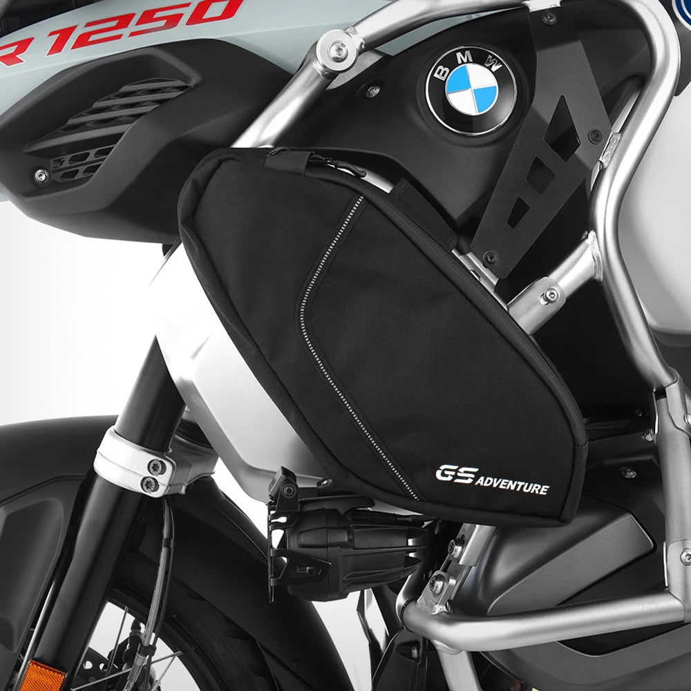 BMW R1250GS Adventure Frame Crash Bars Waterproof Bags Travel Tool Repair Kit