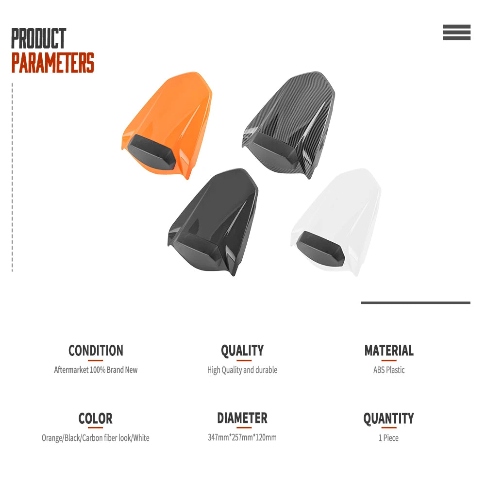Rear Seat Cowl Fairing For KTM 1290 Super Duke R 2014–2019 Pillion Cover ABS
