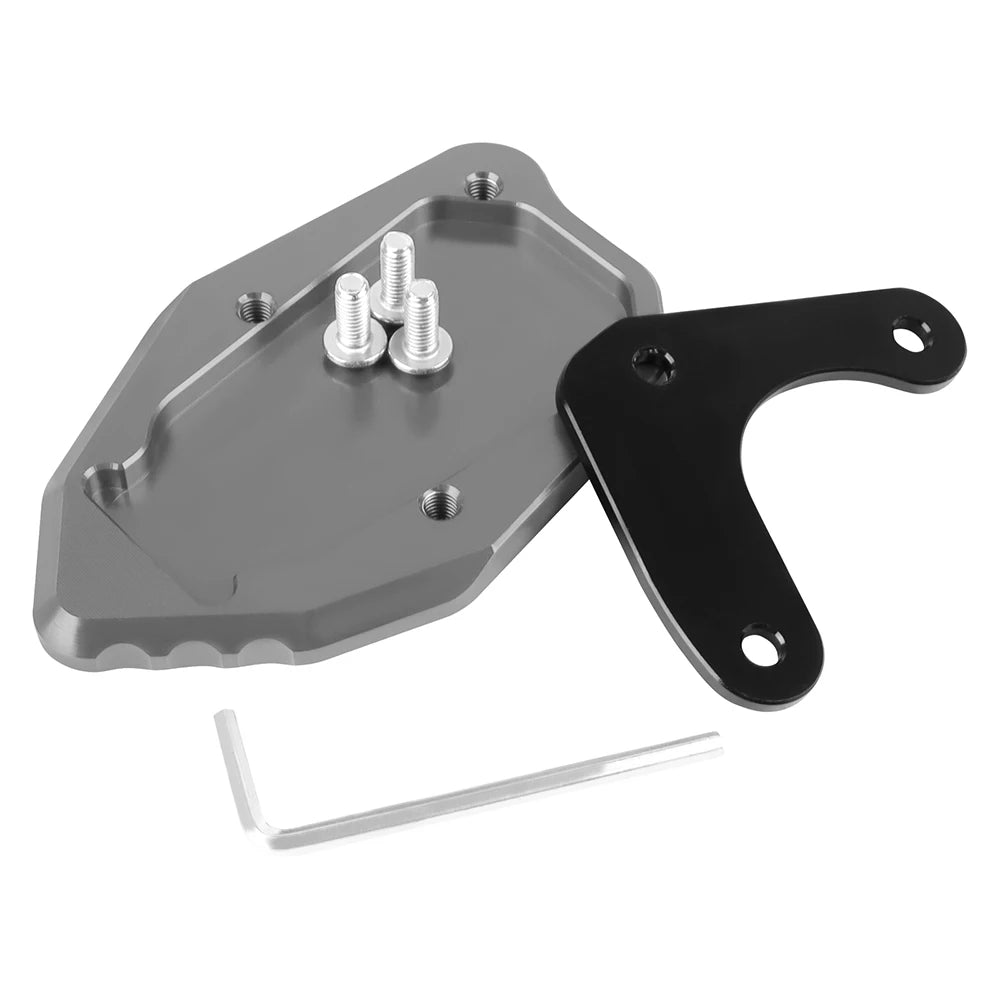 CRF300L Rally 2020-2024 Kickstand Extension Plate Foot Enlarger Pad Red Black