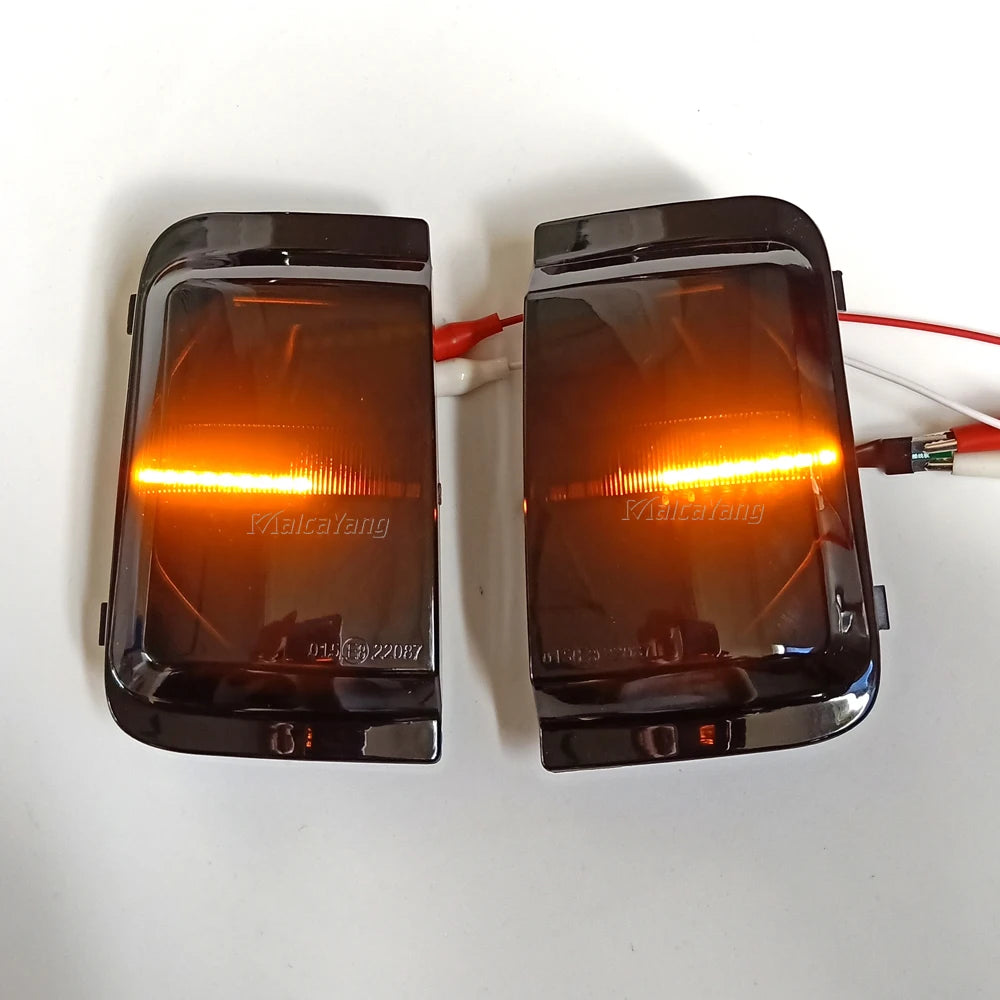 2pcs LED Dynamic Turn Signal Mirror Light For Peugeot Boxer Fiat Ducato Jumper