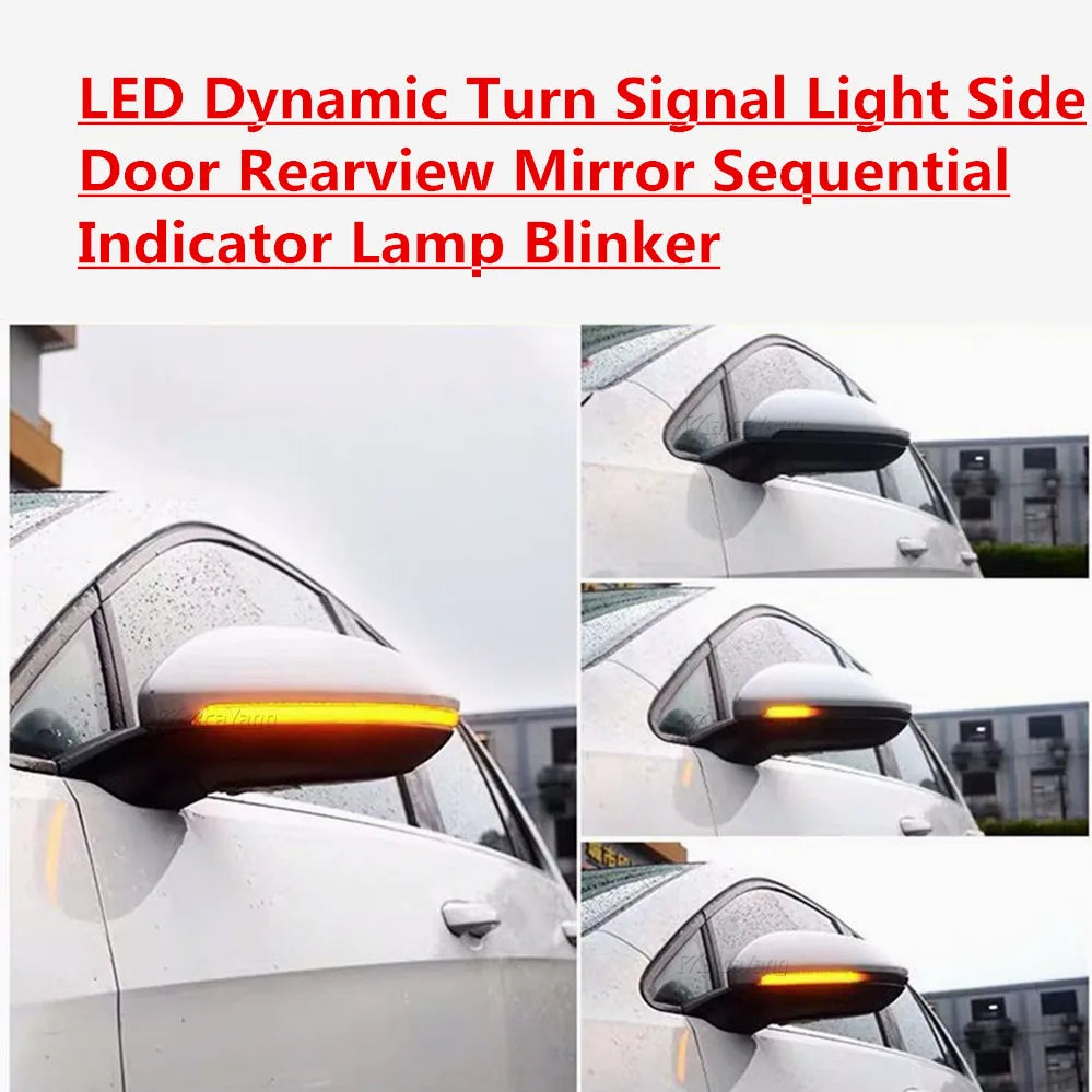 LED Dynamic Turn Signal Blinker for VW Golf 7 Jetta MK7 GTI R Touran 2012-2018