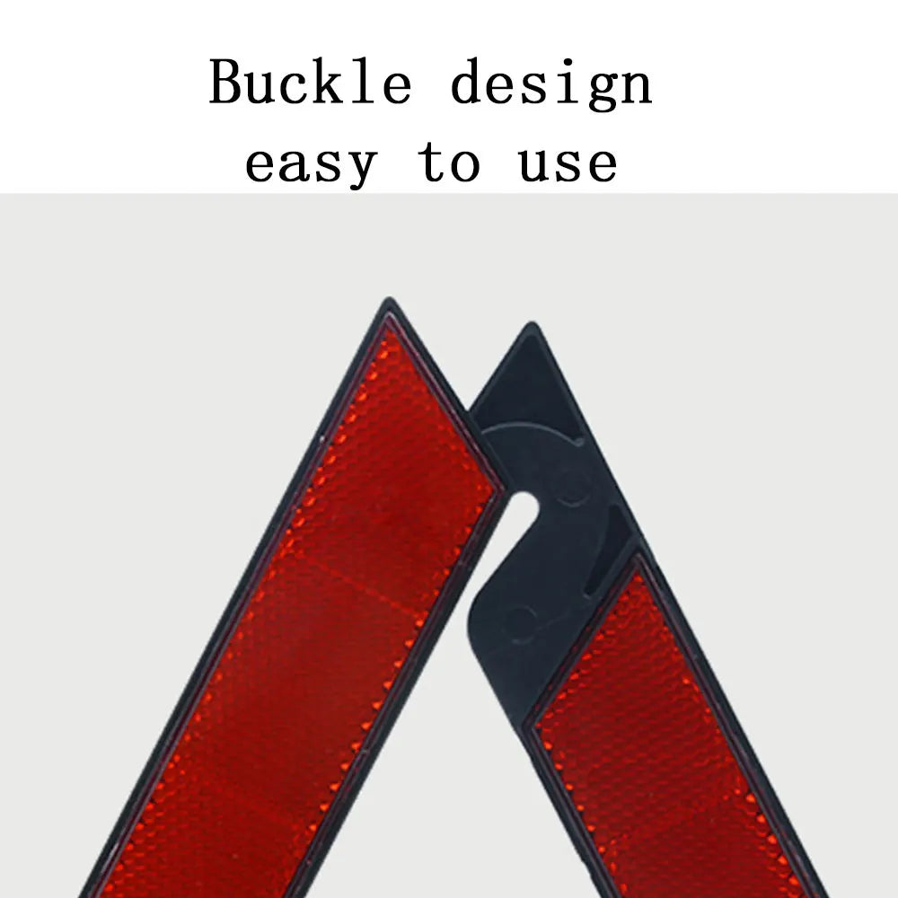 Car Emergency Warning Triangle Reflective Safety Hazard Breakdown Stop Sign