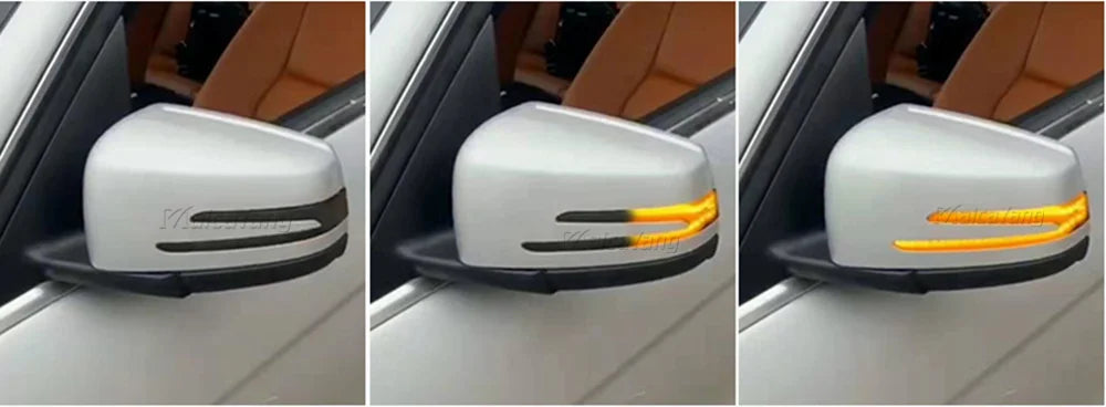 Dynamic LED Turn Signal Side Mirror Indicator for Mercedes W204 CLA A B C E GLA