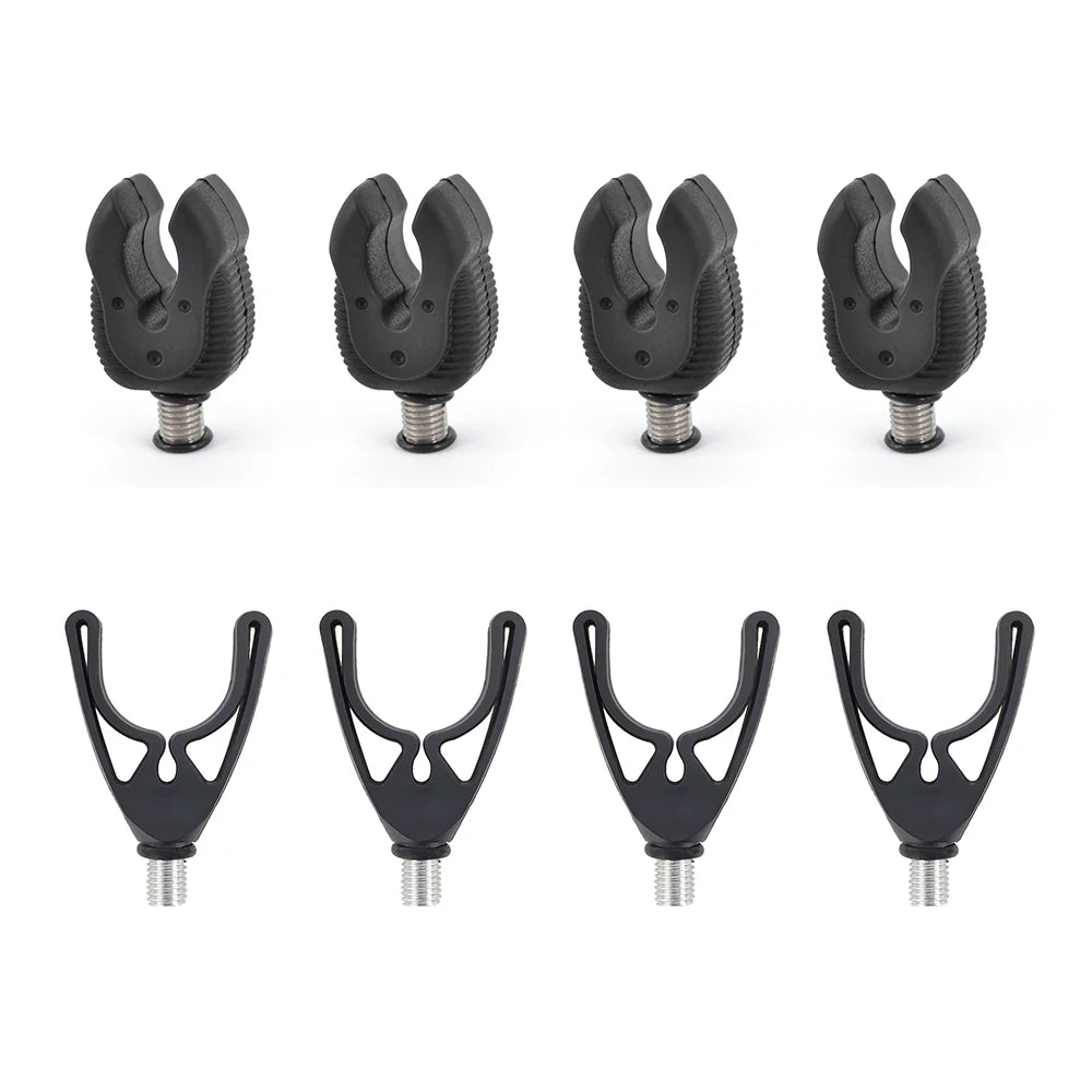 Carp Fishing Buzz Bars 20cm 30cm for 2 Rods Rod Pod Holder Black Buzzer Bar