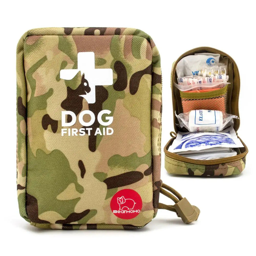 78Pcs Pet First Aid Kit – Emergency Dog Trauma Care Survival Bag w/ Supplies