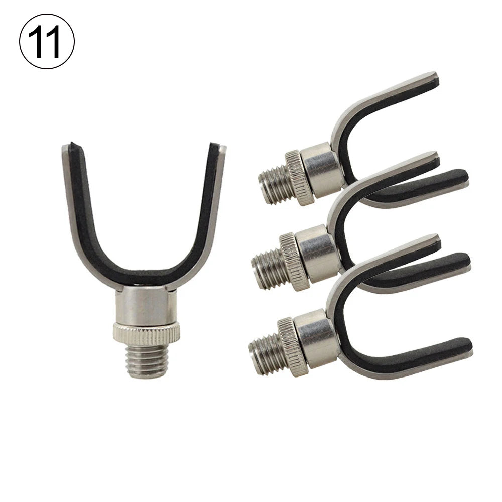 Carp Fishing Buzz Bars 20cm 30cm for 2 Rods Rod Pod Holder Black Buzzer Bar