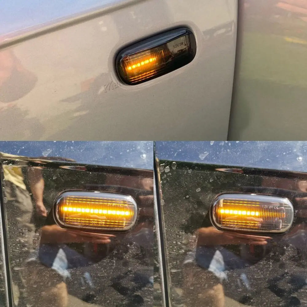 LED Dynamic Turn Signal Side Marker Light for Audi A3 A4 S4 RS4 A6 S6 RS6 8P B6 B7