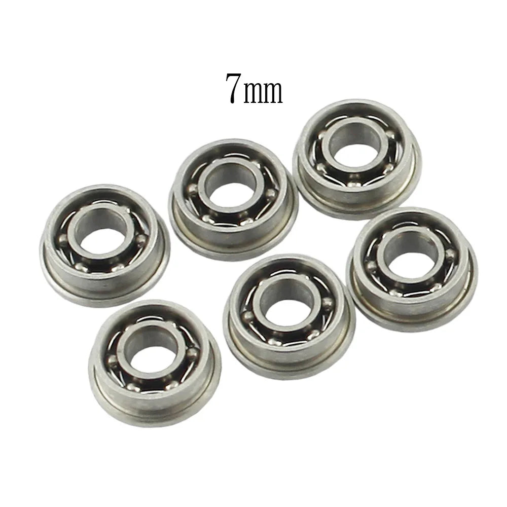 6mm/7mm/8mm/9mm Stainless Steel Ball Bearings for Airsoft AEG Gearbox, 6 Pcs Set