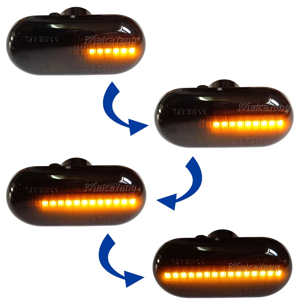 LED Dynamic Turn Signal - Renault Clio Kangoo Megane Twingo Master Smart ForTwo