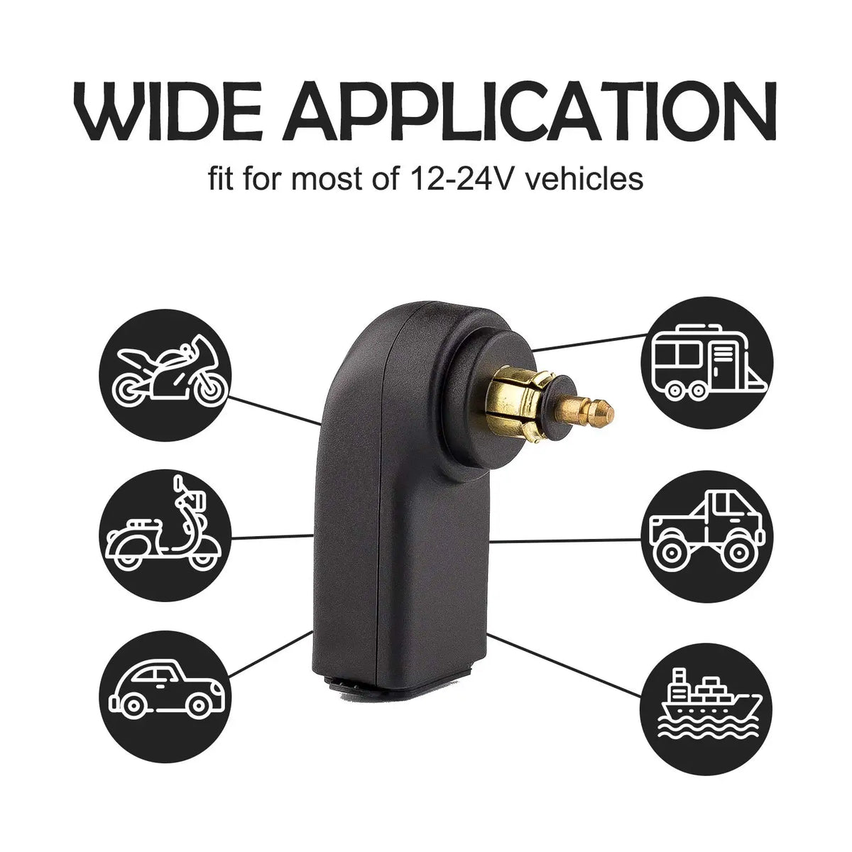 Dual USB Charger Port  BMW R1200GS R1250GS F850GS F750GS F800GS Power Plug DIN