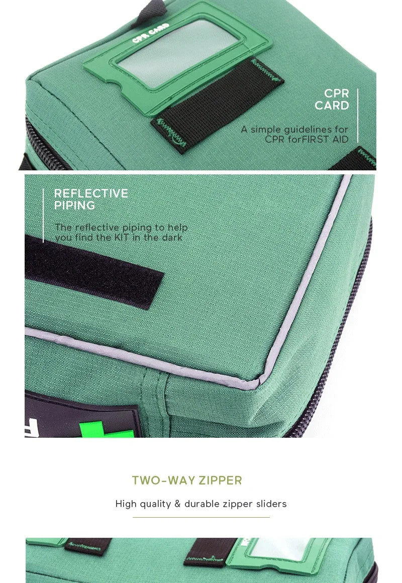 255pcs First Aid Kit Emergency Medical Bag, Cpr kit, Home, Car, Camping, Outdoor