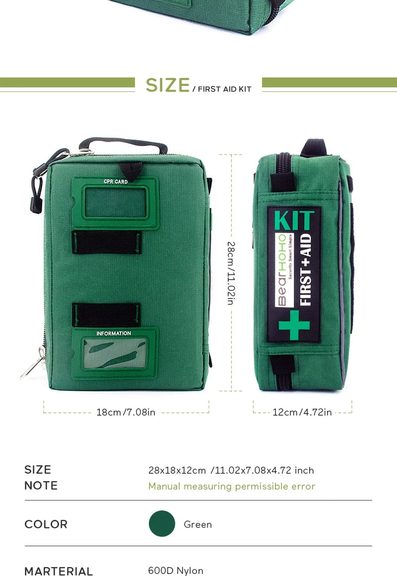 255pcs Large First Aid Kit Emergency Medical Bag, CPR kit for Home, Car, Outdoor