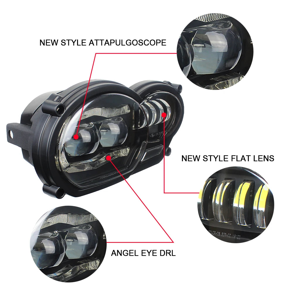 LED Headlight for BMW R1200GS ADV 2004-2012 110W IP67 Waterproof 6000K