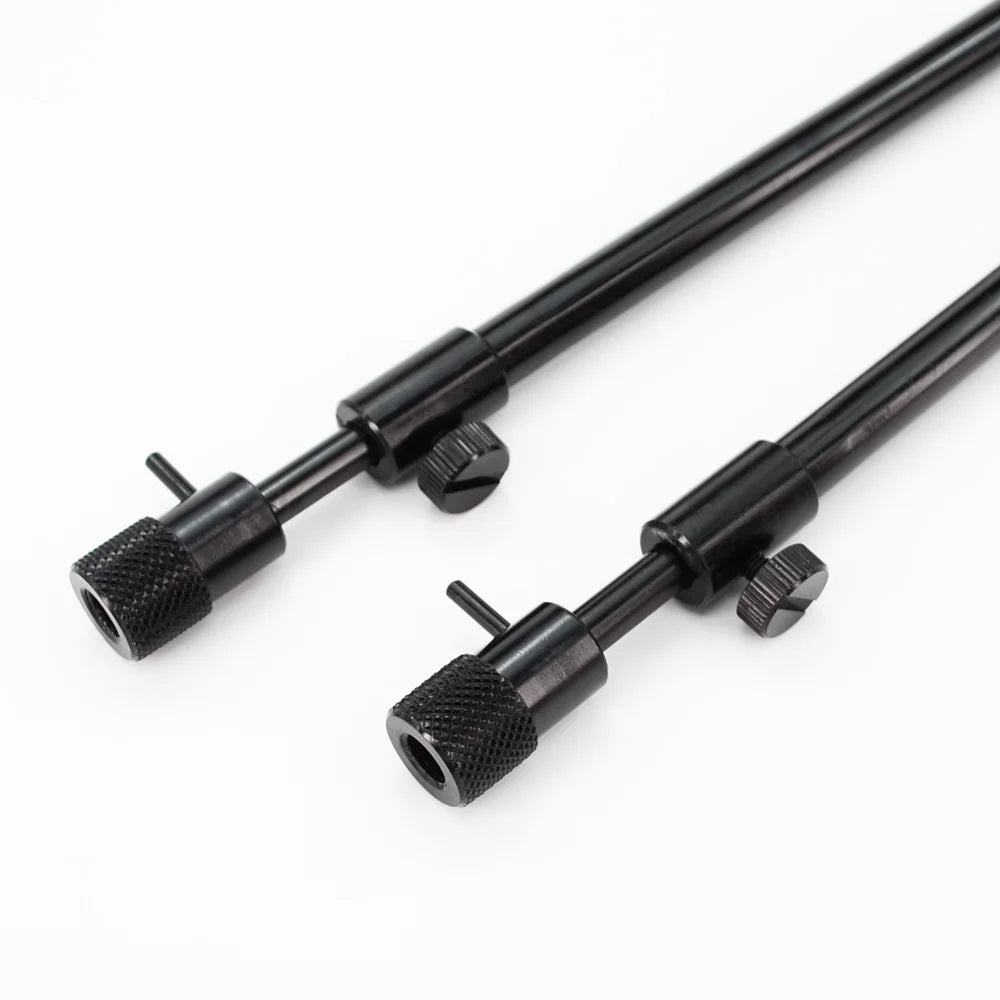 Carp Fishing Buzz Bars 20cm 30cm for 2 Rods Rod Pod Holder Black Buzzer Bar