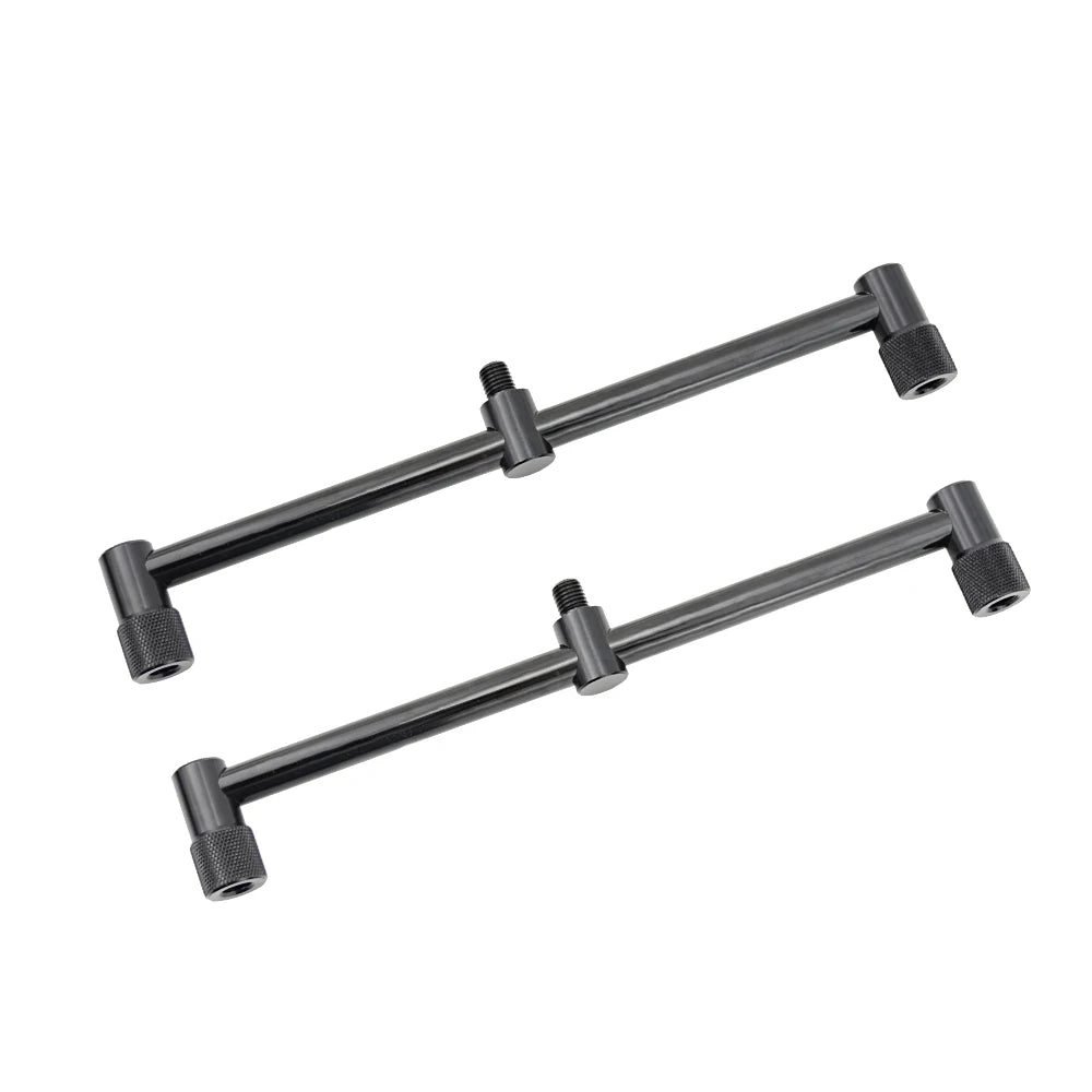 Carp Fishing Buzz Bars 20cm 30cm for 2 Rods Rod Pod Holder Black Buzzer Bar