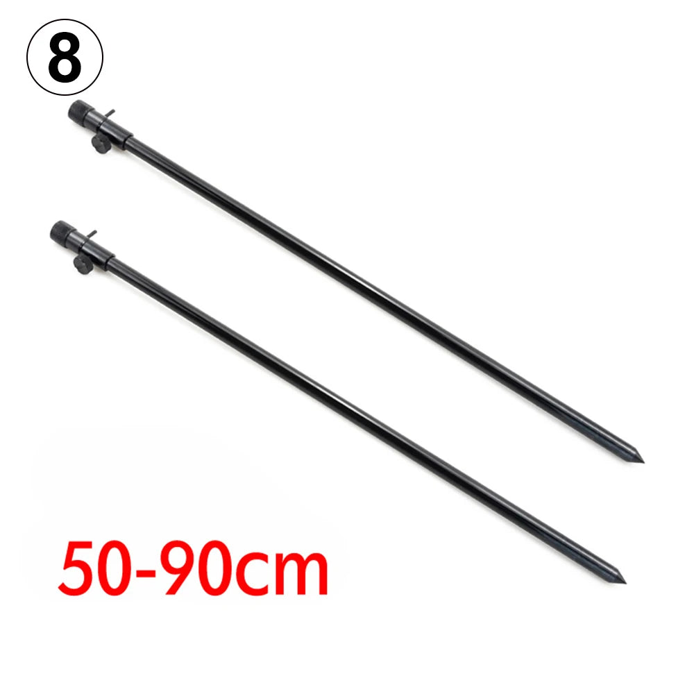 Carp Fishing Buzz Bars 20cm 30cm for 2 Rods Rod Pod Holder Black Buzzer Bar
