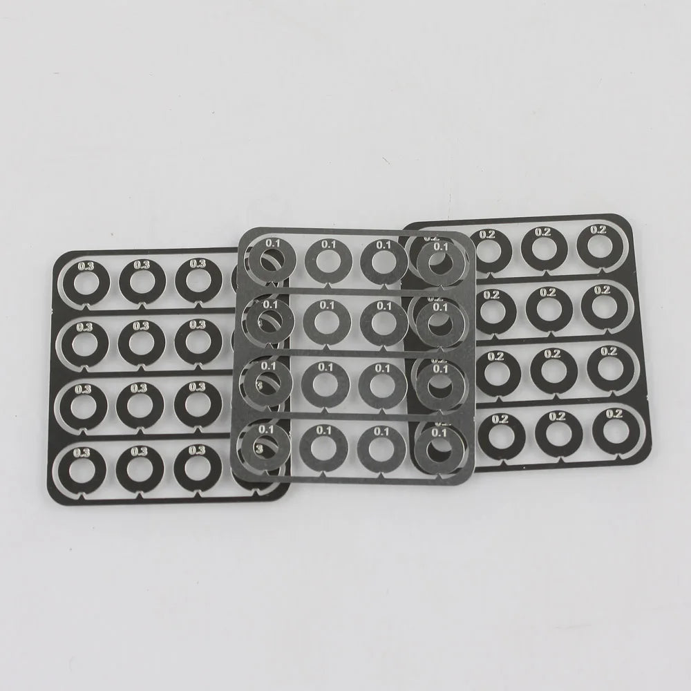 Stainless Steel Super Precision Shim Set for AEG Gearbox - High Precision & Wear-Resistant