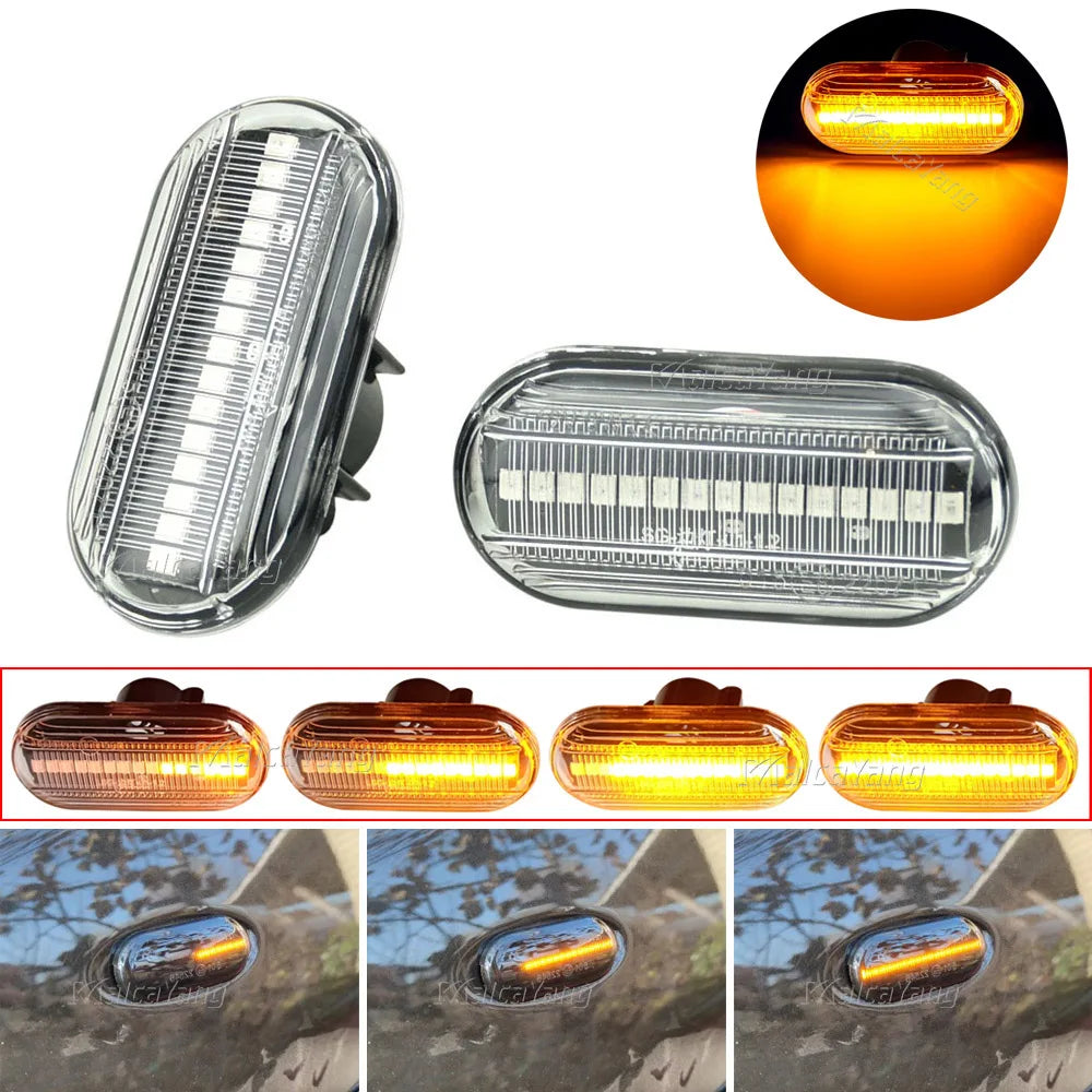 LED Dynamic Turn Signal - Renault Clio Kangoo Megane Twingo Master Smart ForTwo