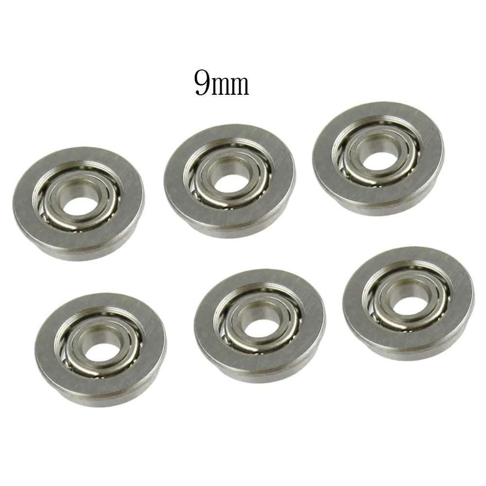 6mm/7mm/8mm/9mm Stainless Steel Ball Bearings for Airsoft AEG Gearbox, 6 Pcs Set