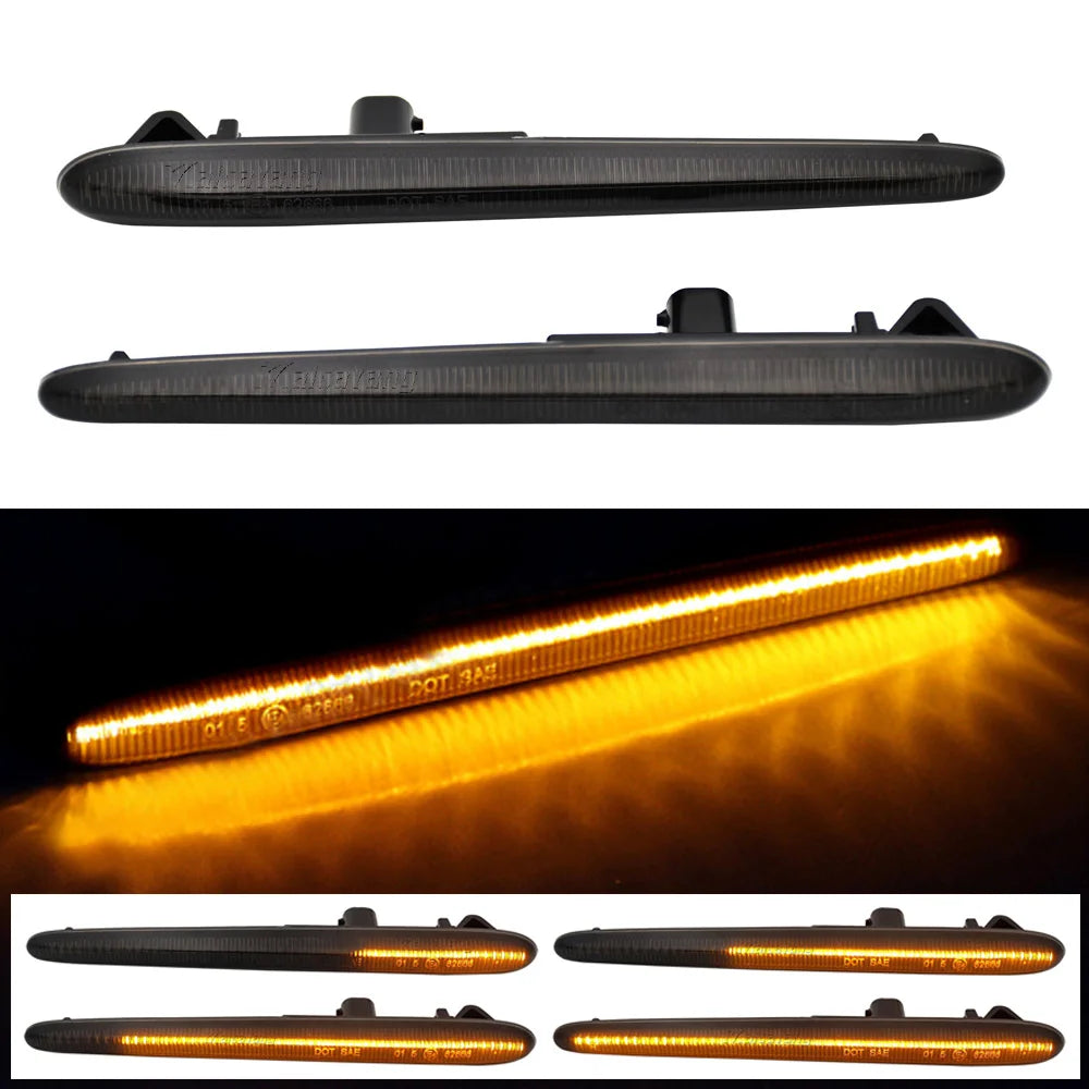 2Pcs Dynamic LED Side Marker Turn Signal Blinker Light for Alfa Romeo Giulietta