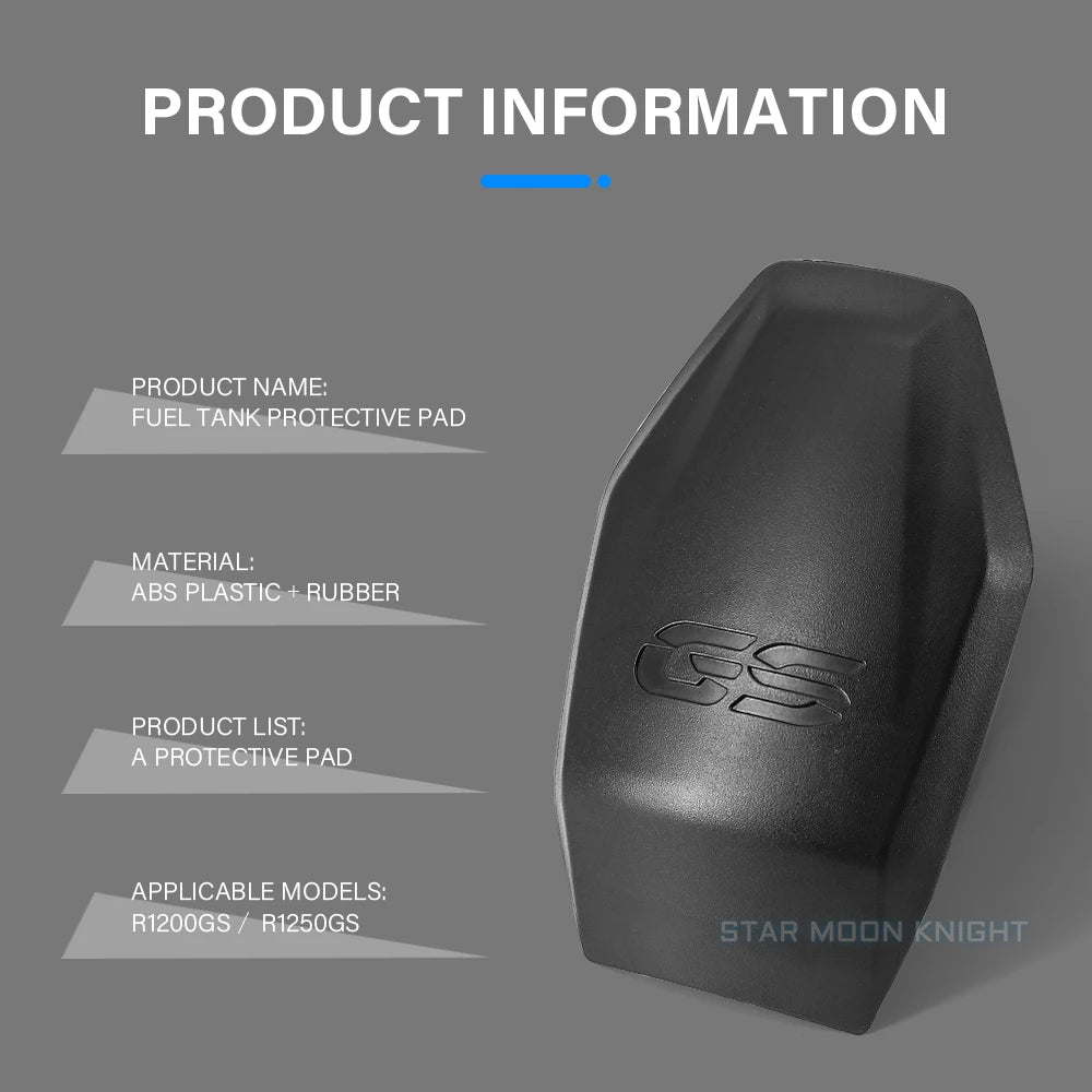 BMW R1200GS R1250GS Tank Pad Protector Cover 2013-2021 Rubber tank protection