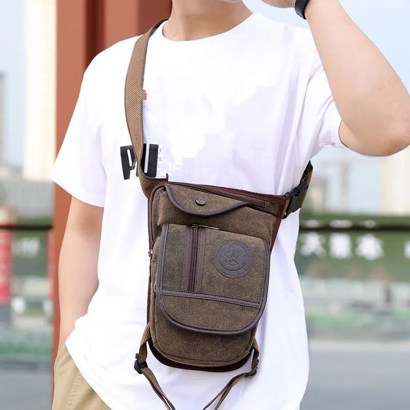 Motorcycle Leg Drop Bag Waterproof Thigh Hip Pouch Tactical Travel Pack waist