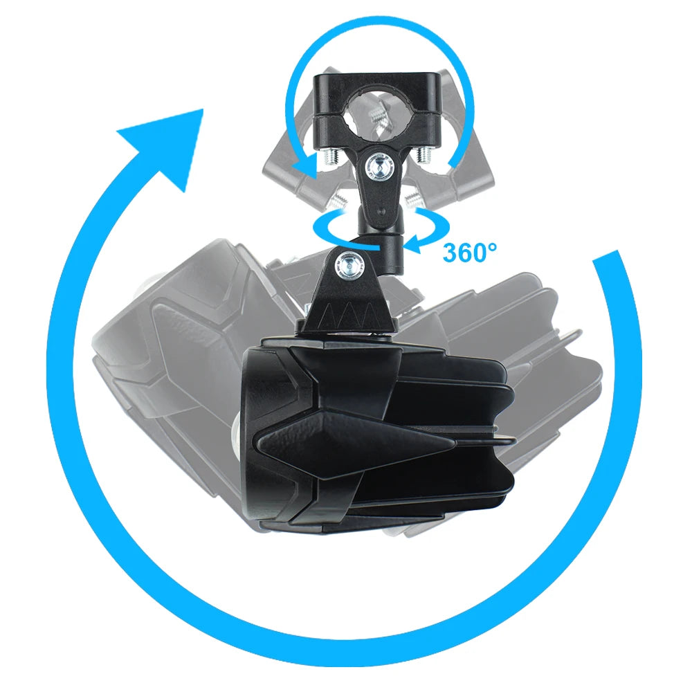 Universal LED Auxiliary spot Fog Lights for Adventure Riders - Boost Visibility
