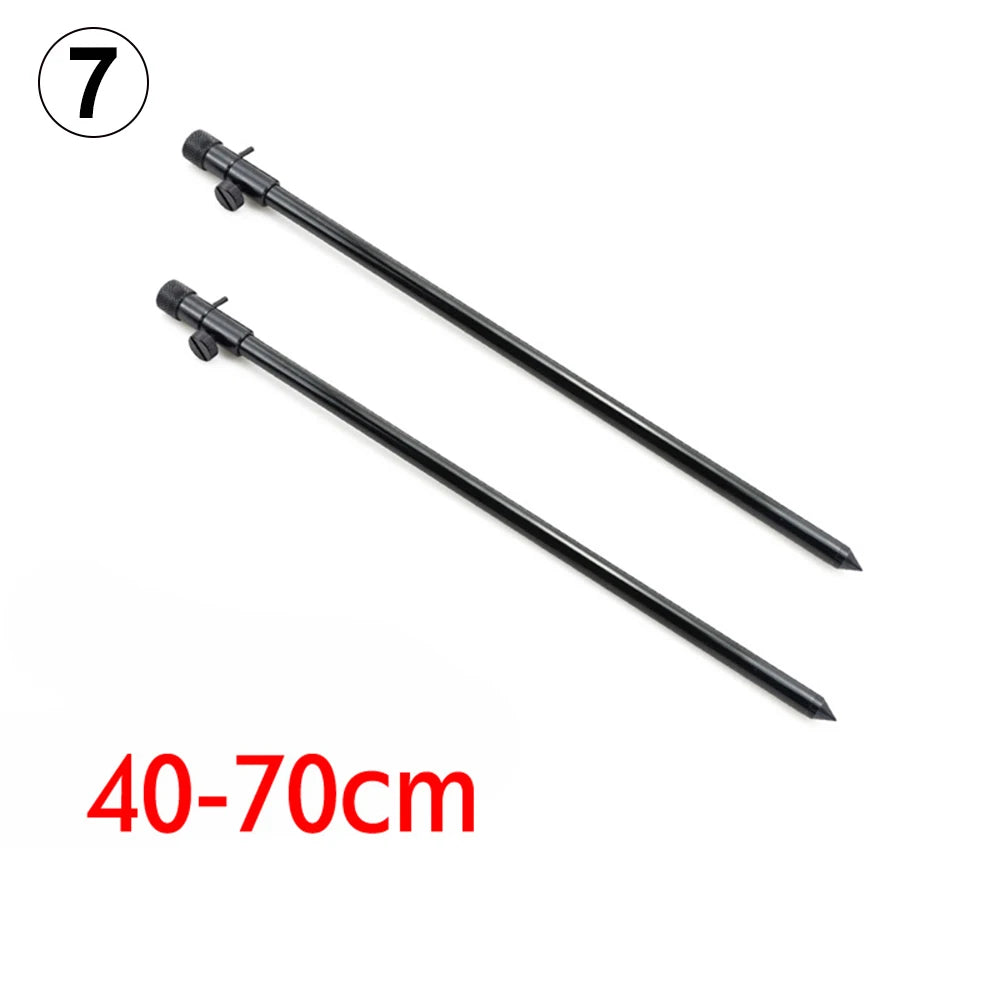Carp Fishing Buzz Bars 20cm 30cm for 2 Rods Rod Pod Holder Black Buzzer Bar
