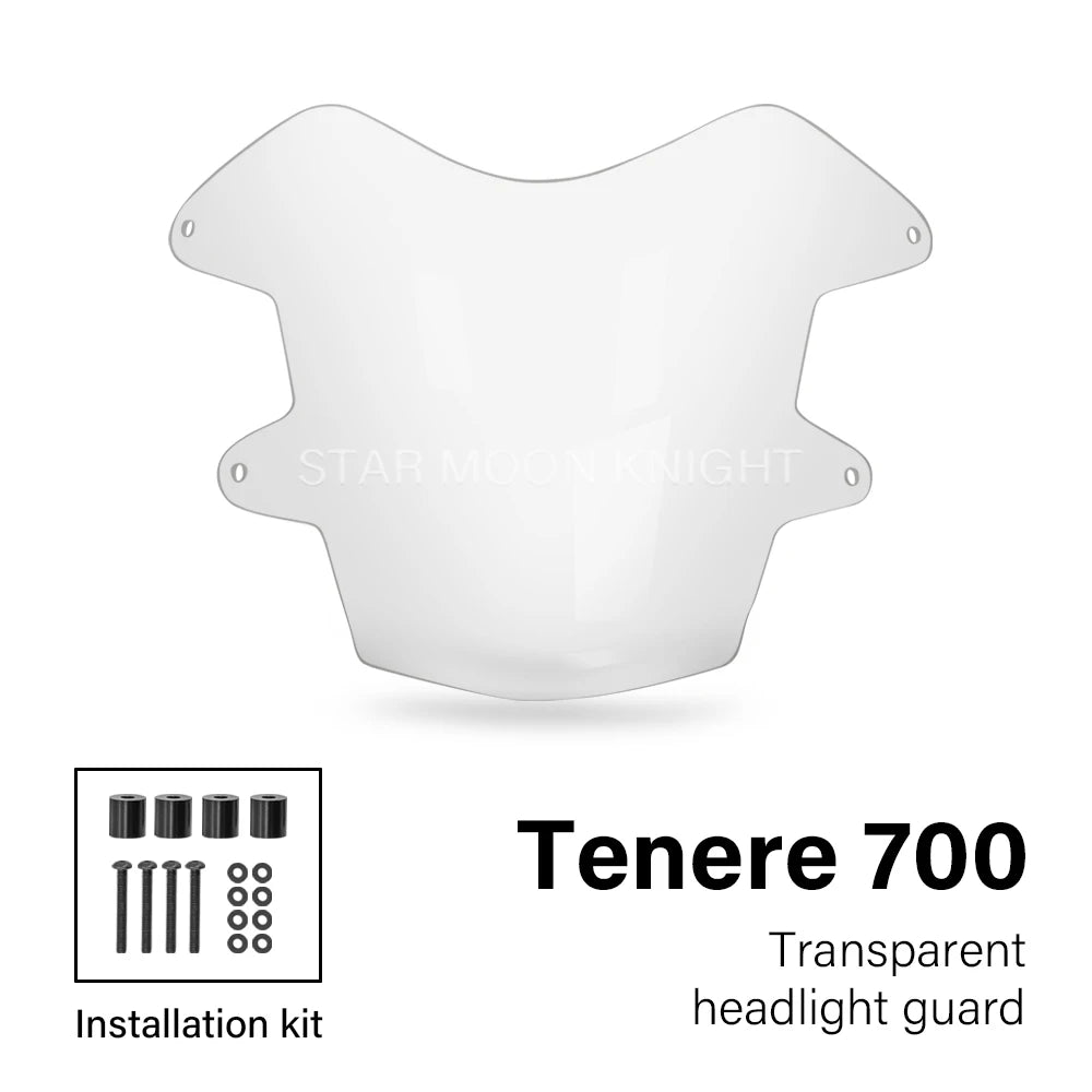 YAMAHA Tenere Headlight Protector Guard  700 XT700Z 2019- Acrylic Cover