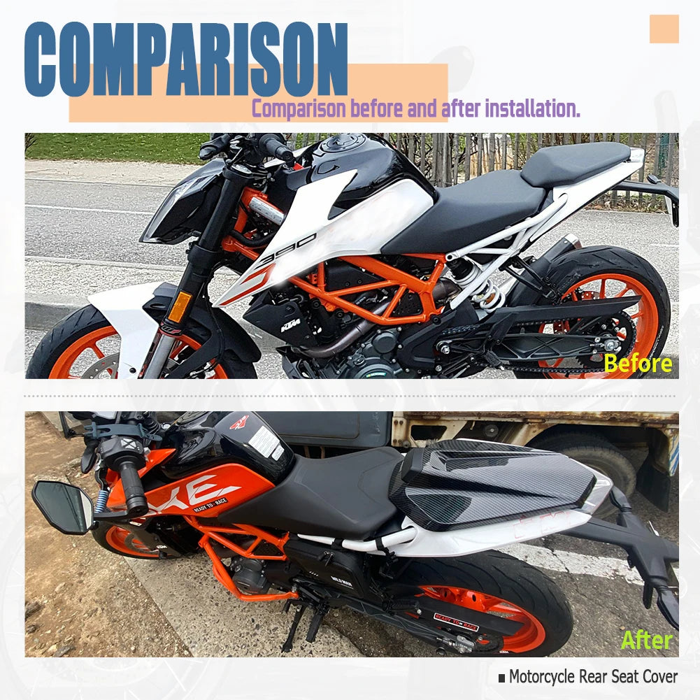 KTM Rear Passenger Solo Seat Cover Cowl for Duke 125 250 390 2017-2023