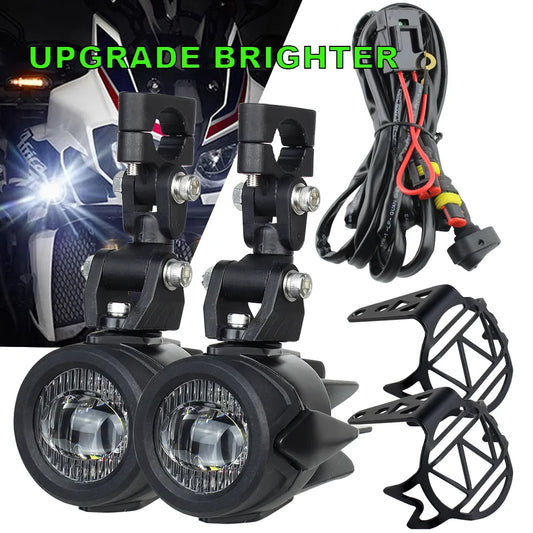 LED Auxiliary Fog spot Lights BMW R1200GS R1250GS F800GS F850GS Adventure