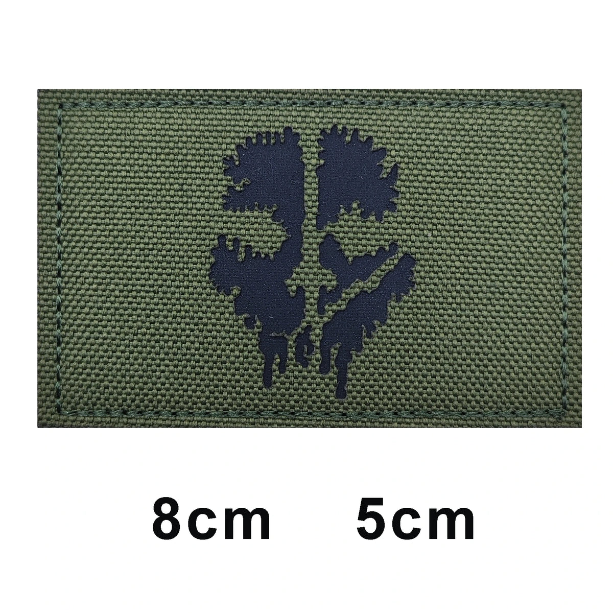 Call of Duty Ghost Skull Mask Tactical 3D Patch – Paintball Airsoft Hook/Loop