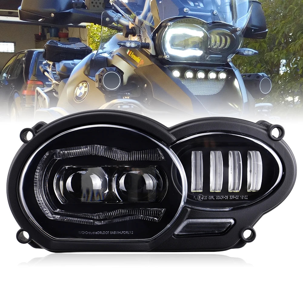 LED Headlight for BMW R1200GS ADV 2004-2012 110W IP67 Waterproof 6000K