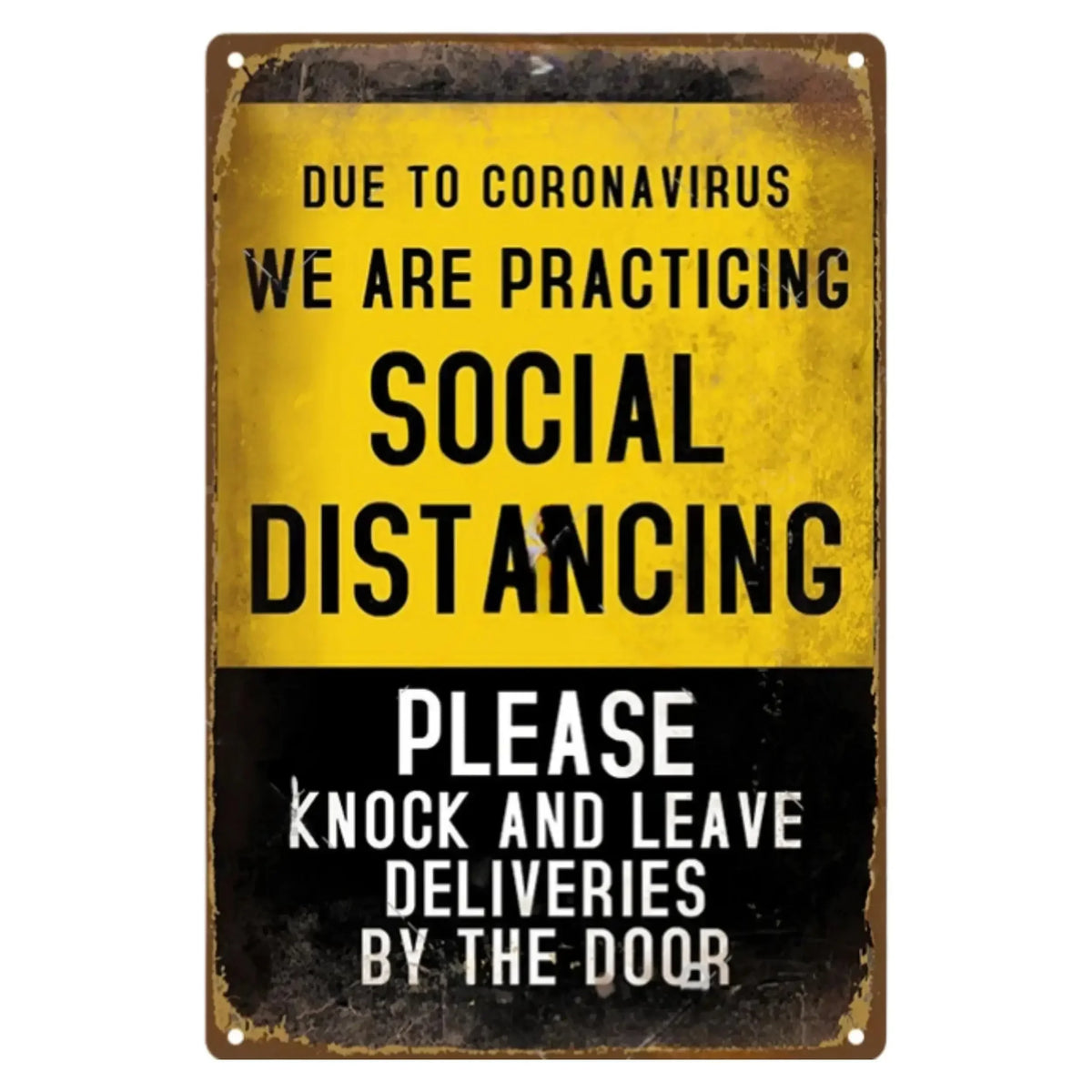 Vintage Caution Notice Zone Keep out Metal Sign, Danger, Mancave, Garage, Gift