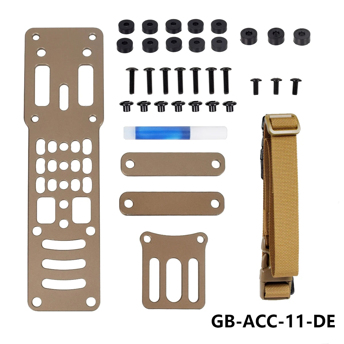 Tactical Modular Holster Airsoft Adapter MHA Leg Strap Kit Adjustable QLS Detach