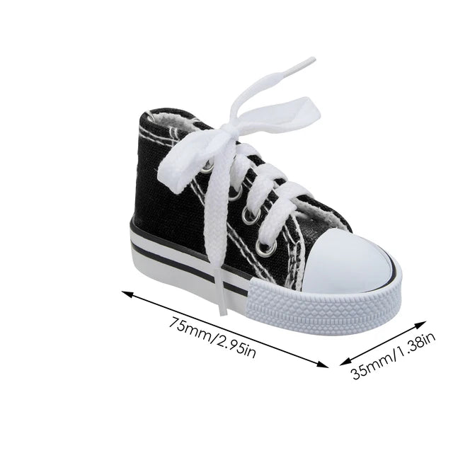 Mini Canvas Shoe Kickstand Cover for Motorcycle Side Stand – Funny Support Pad