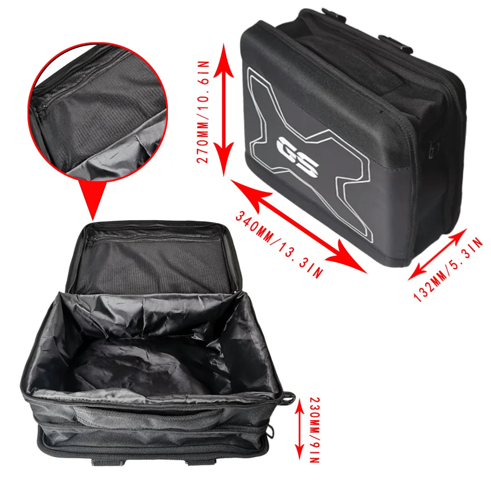 Expandable Vario Case INNER Bags for BMW R1200GS R1250GS F750GS F850GS ADV