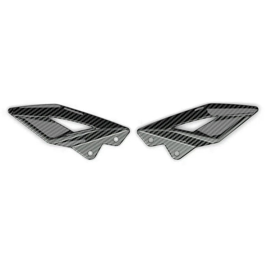 Heel Guard Plates Carbon Triumph Street Triple 660 765 R RS 2016-2024